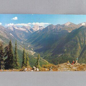 Vintage Postcard - Rogers Pass British Columbia - Natural Color Reproductions